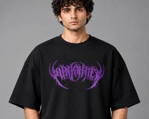 Purple_Reign_cotton_biowash_Oversized_black_T-Shirt
