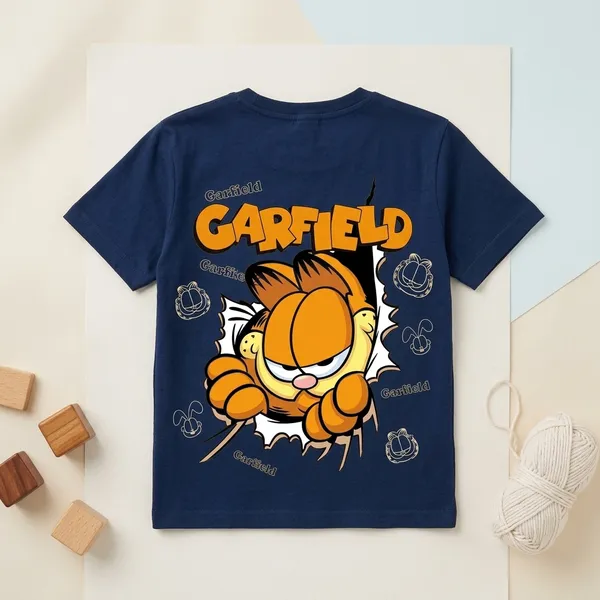 Navy_Blue_Garfield_Graphic_Print_T-Shirt_for_Girls
