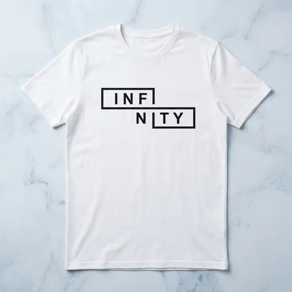 White_Infinity_Graphic_Print_Cotton_T-Shirt_for_Men