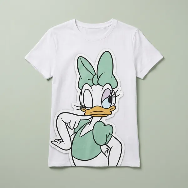 Daisy_Duck_Cartoon_Graphic_T_Shirt_Wear_For_Women_White
