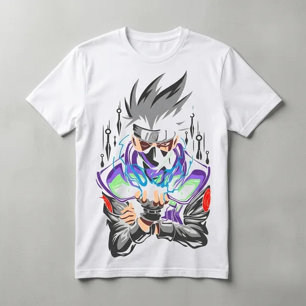 Anime_Graphic_Cotton_Round_Neck_Casual_Tee_For_Men_White
