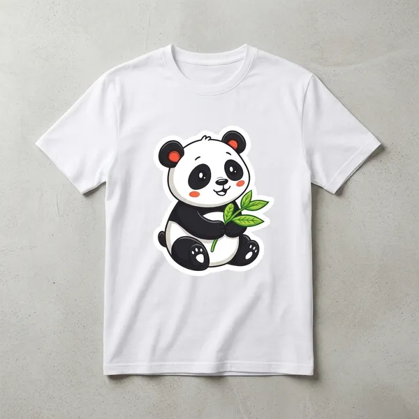 Panda_Tshirt_White_For_Women