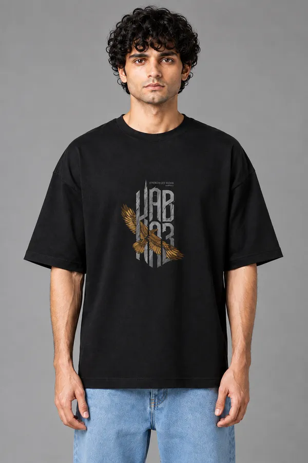 Oversized_Biowash_Black_Cotton__Eagle_T_Shirt