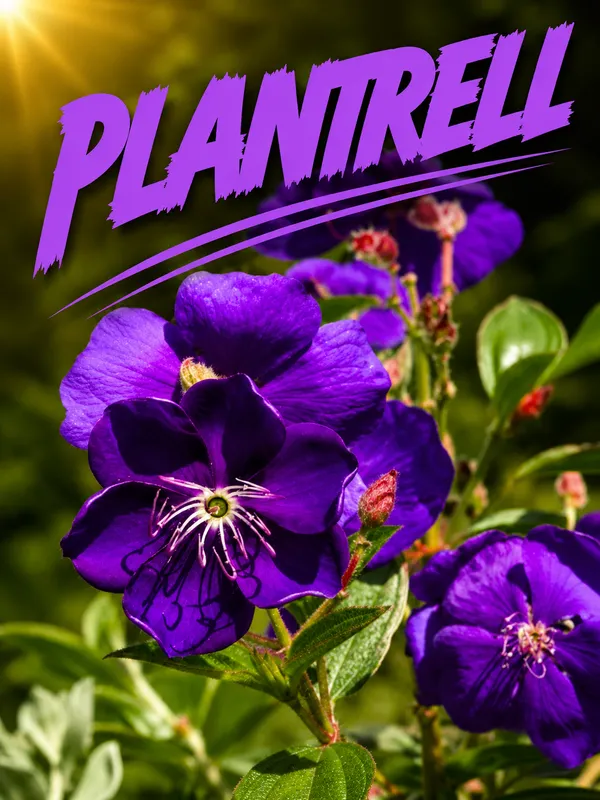 Tibouchina_Plant_Purple_Flowering_Shrub