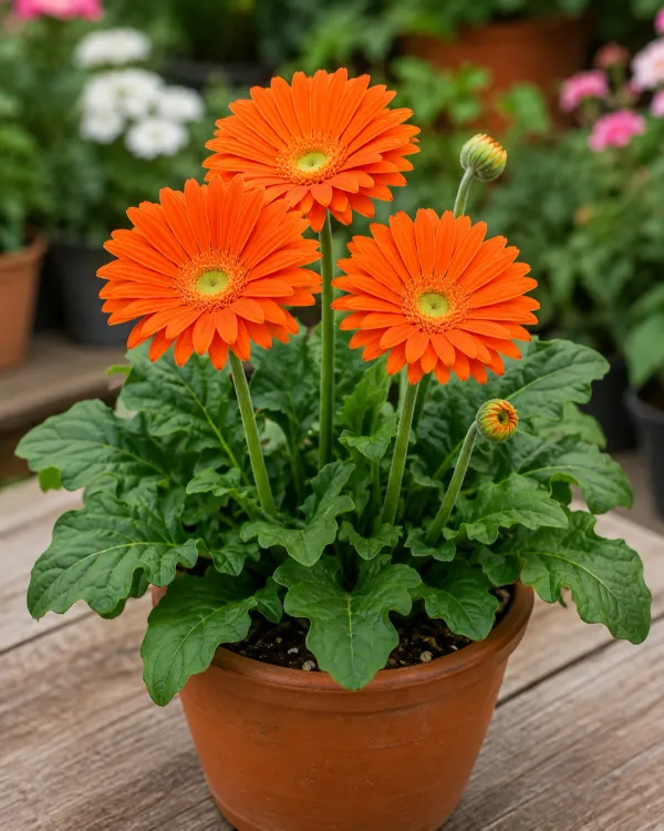 Sunset_Orange_Gerbera_Plant_Vibrant_Blooming_Beauty
