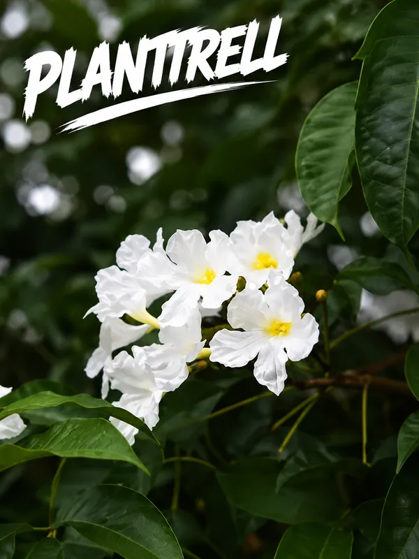 White_Tabebuia_Rosea_Live_Plant_|_White_Trumpet_Flower_Plant_|_Seasonal_Blooming_Ornamental_Tree