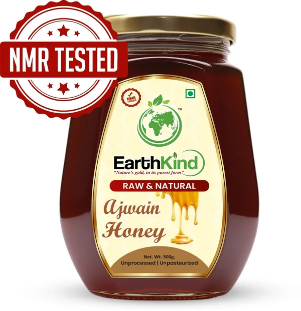 Earthkind_Raw_Ajwain_Honey_Nmr_Tested_500_G