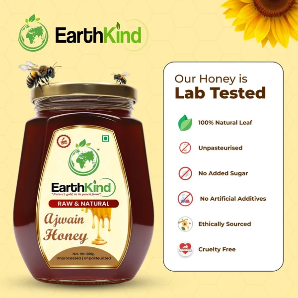 Earthkind_Raw_Ajwain_Honey_Nmr_Tested_500_G