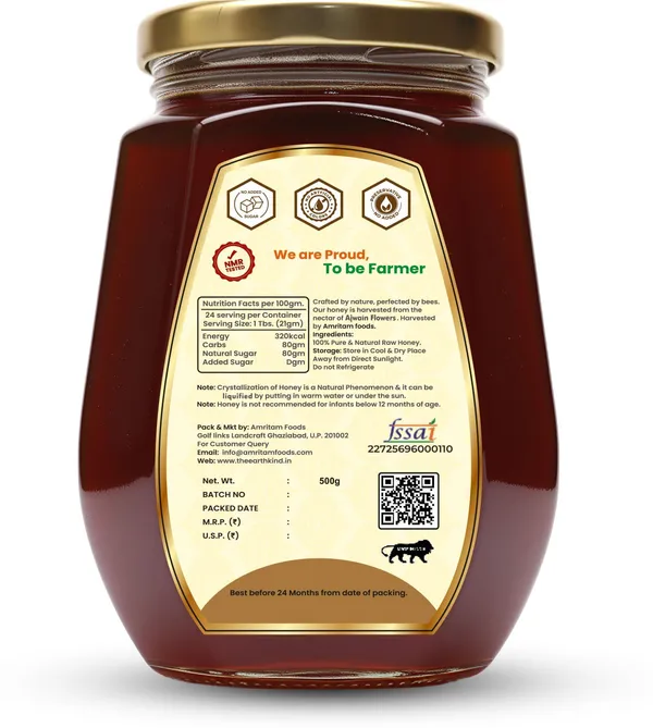 Earthkind_Raw_Ajwain_Honey_Nmr_Tested_500_G