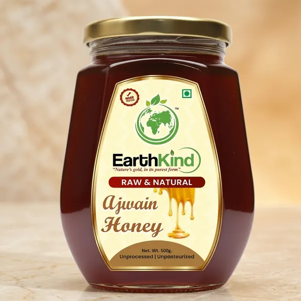 Earthkind_Raw_Ajwain_Honey_Nmr_Tested_500_G