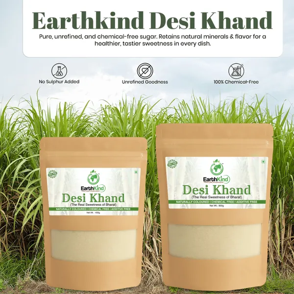 Earthkind_Desi_Khand_Organic_Unrefined_Sugar_450_G