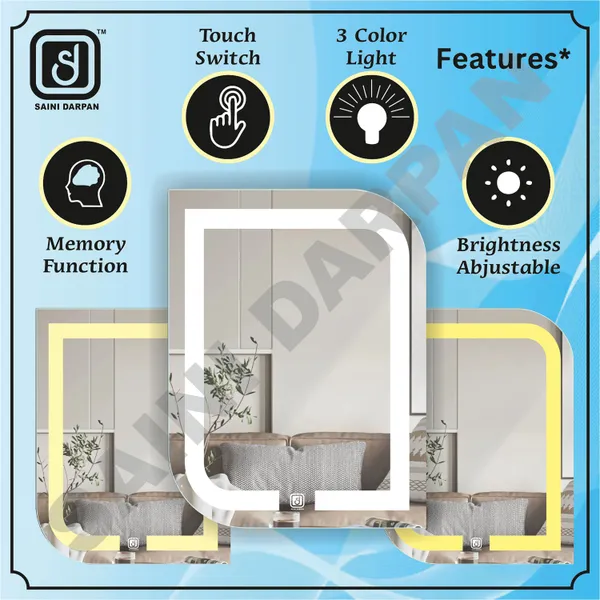 Led_Backlit_Bathroom_Mirror_With_22Mm_Touch_Sensor_Silver_Mirror_Bathroom_Mirror