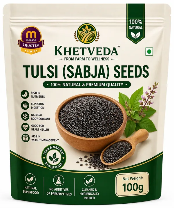 Khetveda_Tulsi_Sabja_Seeds_100_G_Pack_Of_5