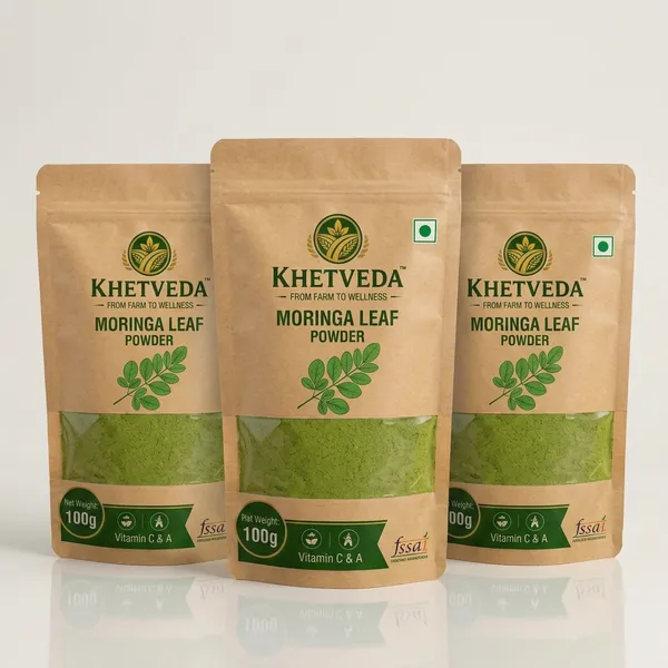 Khetveda_Moringa_Powder_100_G_Pack_Of_3