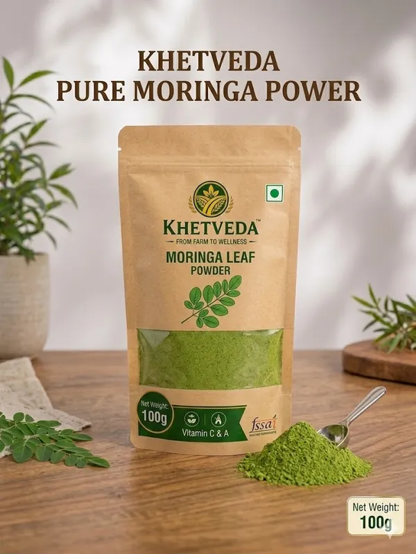 Khetveda_Moringa_Powder_100_G_Pack_Of_3