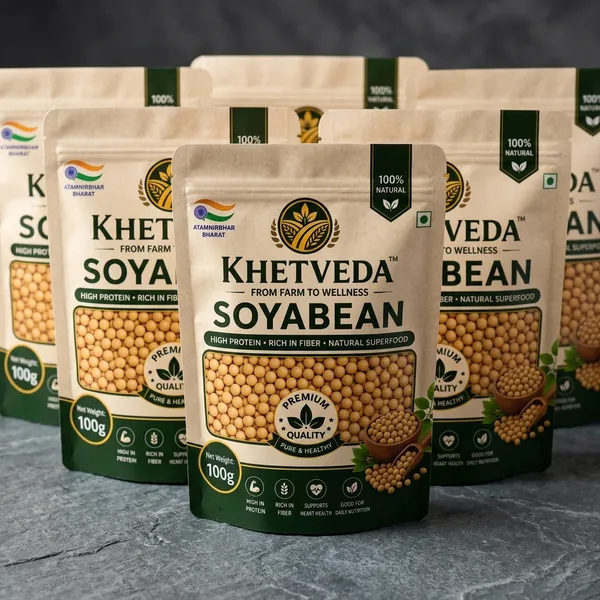 Khetveda_Natural_Soybean_100_G_Pack_Of_5