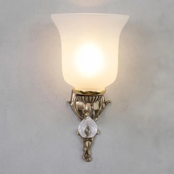 Metal_Antique_Frosted_Glass_Crystal_Drop_Decorative_Wall_Light