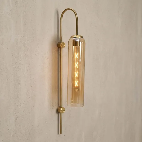 Glass_Modern_Amber_Tube_Hanging_Wall_Sconce