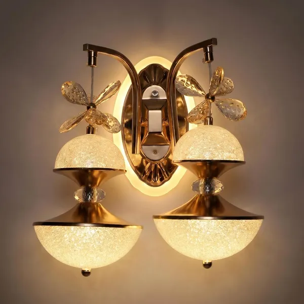 Metal_Crystal_Shade_Gold_Dual_LED_Wall_Light
