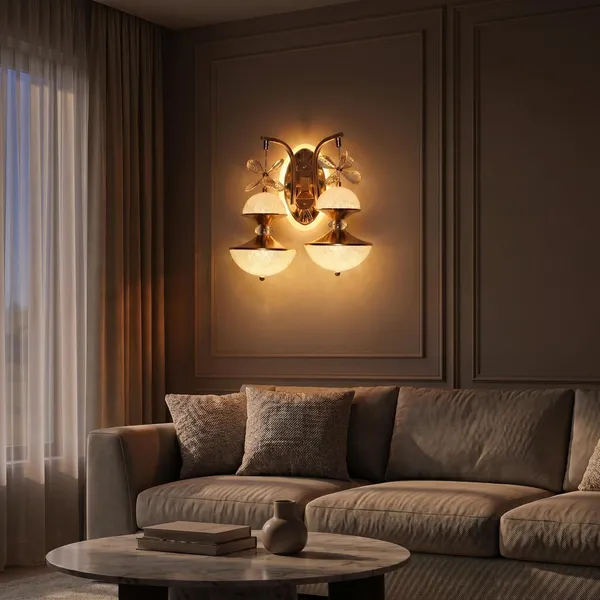 Metal_Crystal_Shade_Gold_Dual_LED_Wall_Light