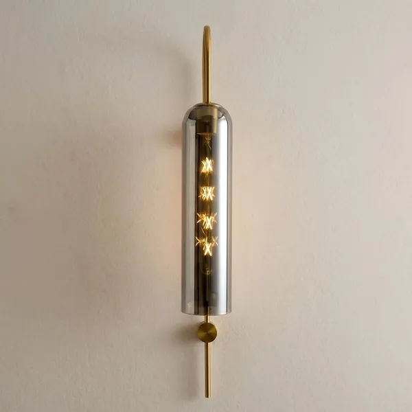 Metal_Smokey_Glass_Cylinder_Gold_Hanging_Wall_Light