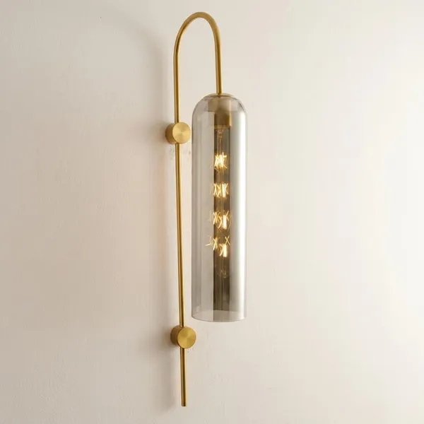 Metal_Smokey_Glass_Cylinder_Gold_Hanging_Wall_Light