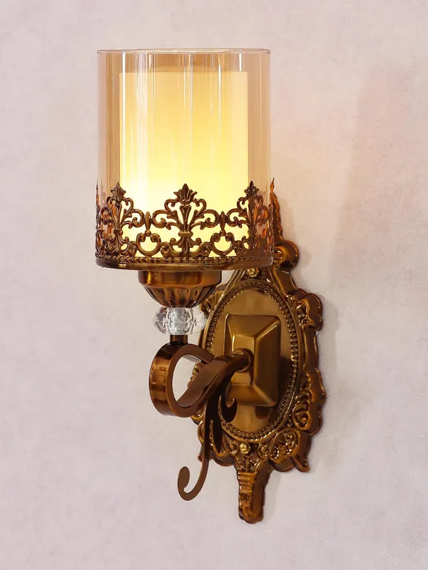 Metal_Contemporary_Golden_Decorative_Wall_Light_Holder