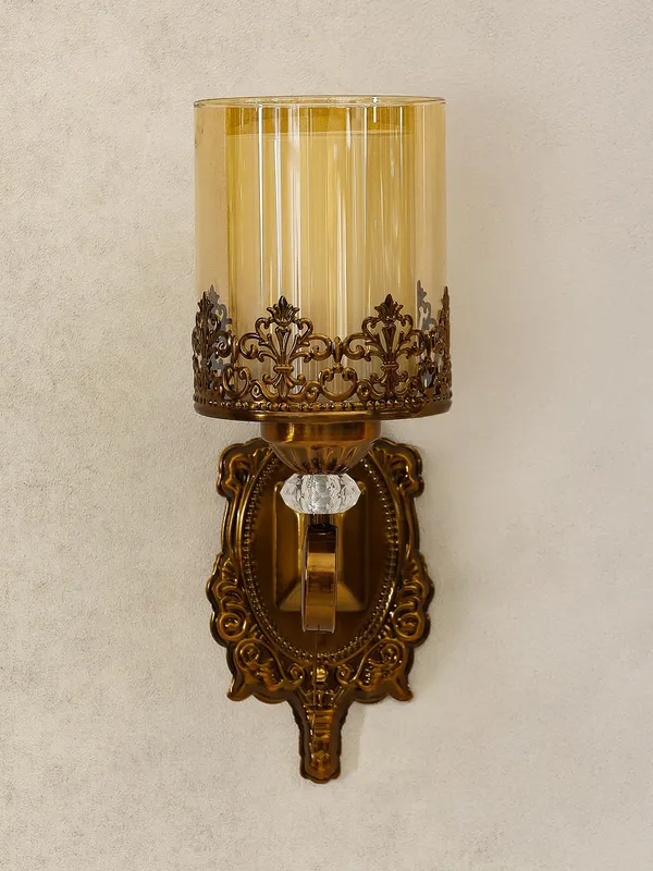 Metal_Contemporary_Golden_Decorative_Wall_Light_Holder