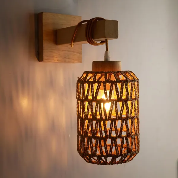 Wood_Rustic_Jute_Rope_Decorative_Wall_Light