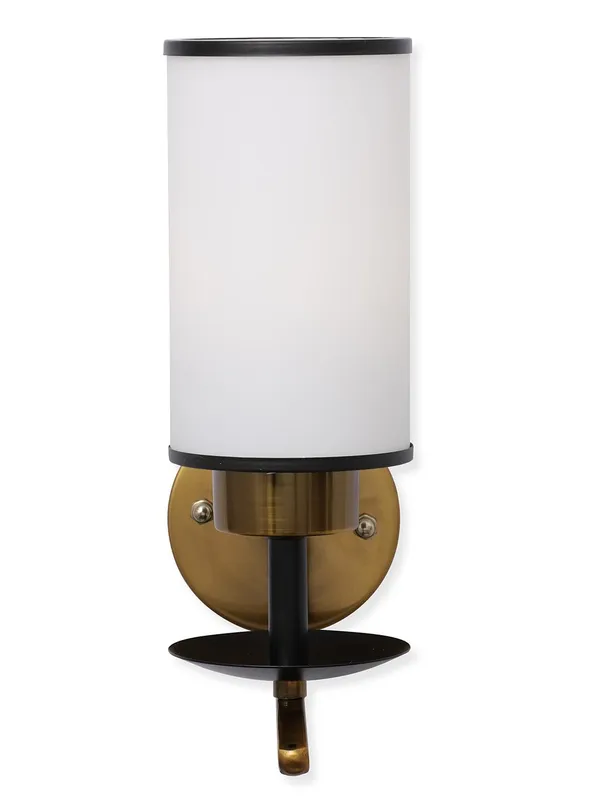 Metal_Modern_White_Glass_Shade_Wall_Sconce