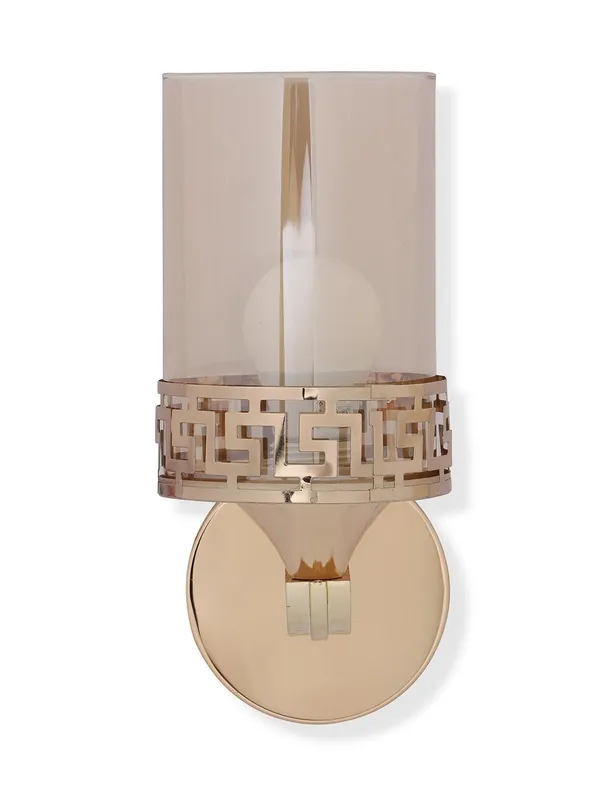 Metal_Amber_Glass_Gold_Decorative_Wall_Light