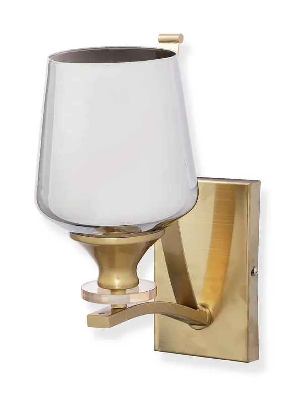 Metal_And_Glass_Modern_Smokey_Glass_Shade_Wall_Sconce