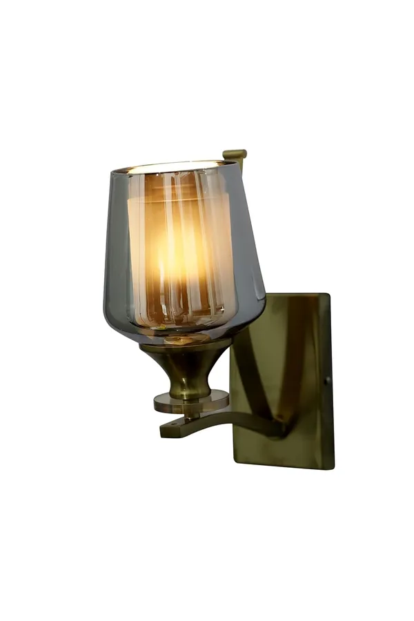 Metal_And_Glass_Modern_Smokey_Glass_Shade_Wall_Sconce