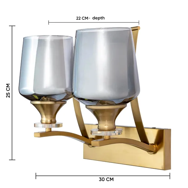 Metal_And_Glass_Modern_Smokey_Double_Holder_Wall_Sconce