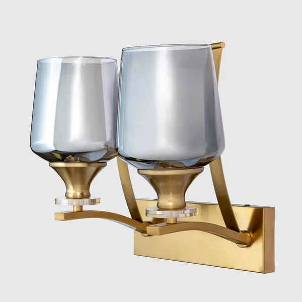 Metal_And_Glass_Modern_Smokey_Double_Holder_Wall_Sconce