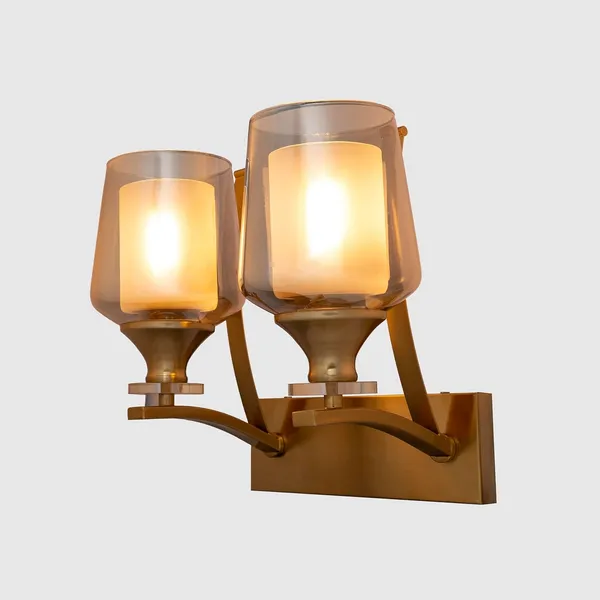 Metal_And_Glass_Modern_Smokey_Double_Holder_Wall_Sconce