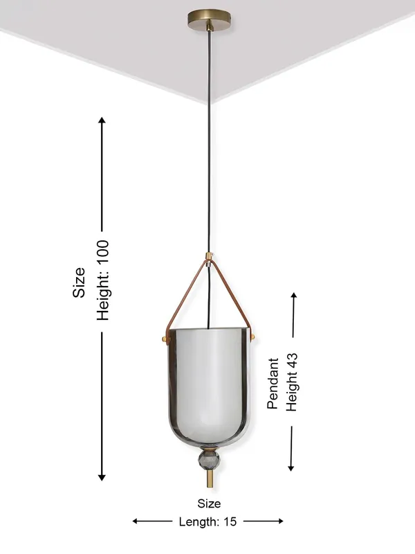 Metal_Modern_Smokey_Glass_Pendant_Light_Silver