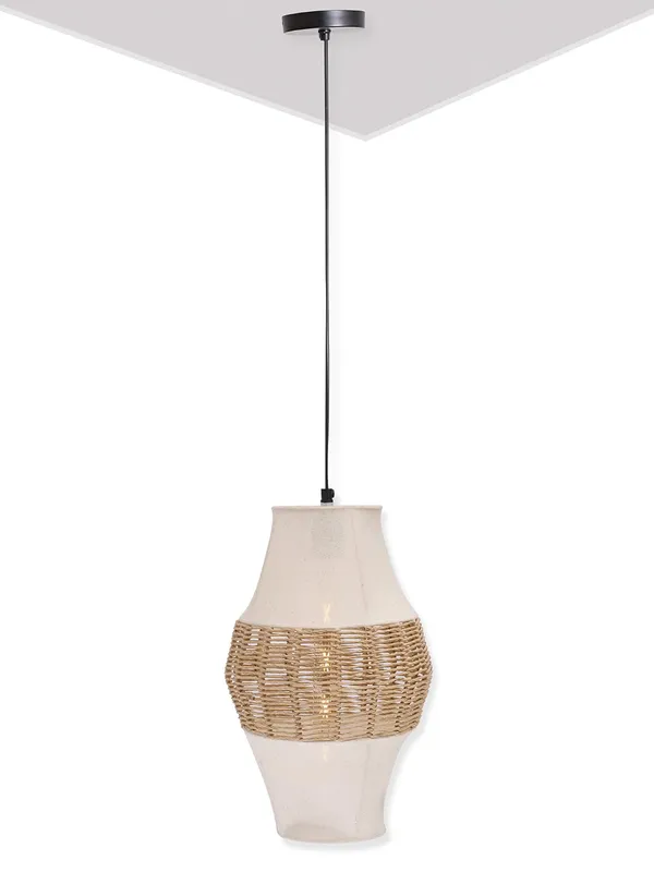 Jute_Bohemian_Woven_Thread_Fabric_Pendant_Light