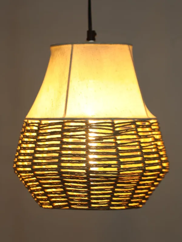 Jute_Bohemian_Woven_Thread_Fabric_Pendant_Light