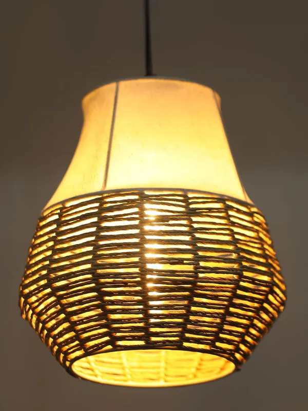 Jute_Bohemian_Woven_Thread_Fabric_Pendant_Light