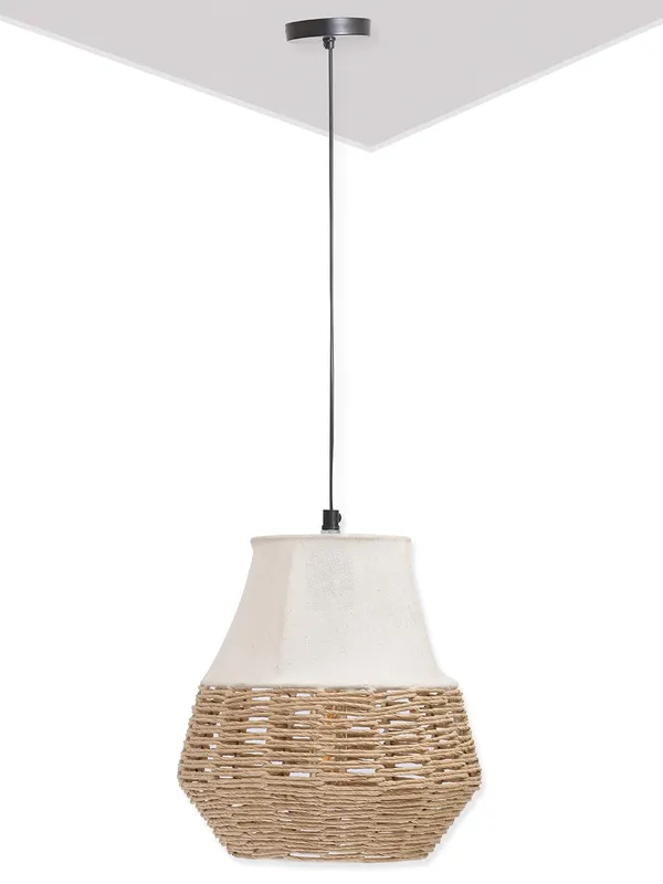 Jute_Bohemian_Woven_Thread_Fabric_Pendant_Light