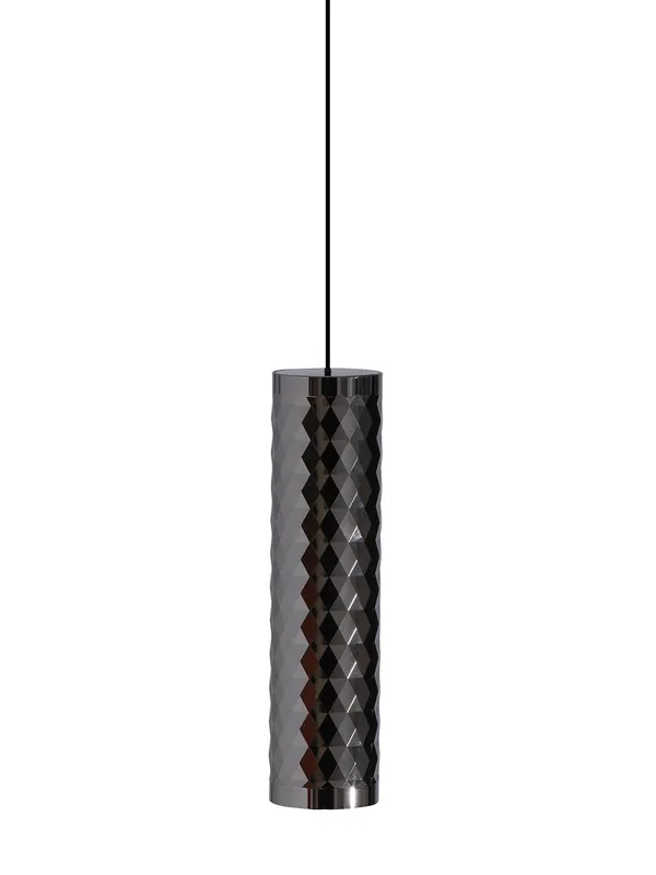 Metal_Modern_Diamond-Cut_Cylinder_Pendant_Light_Black