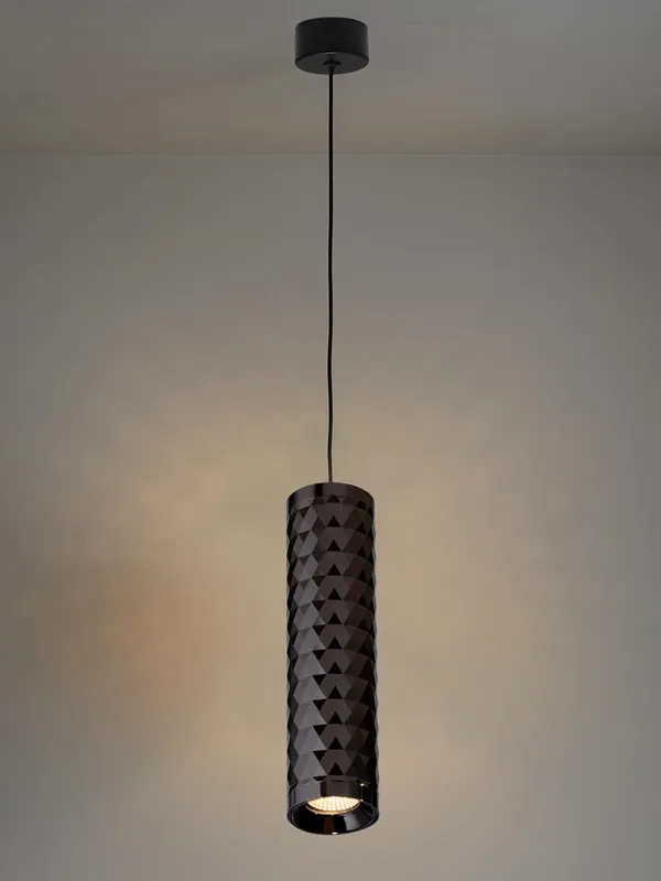 Metal_Modern_Diamond-Cut_Cylinder_Pendant_Light_Black