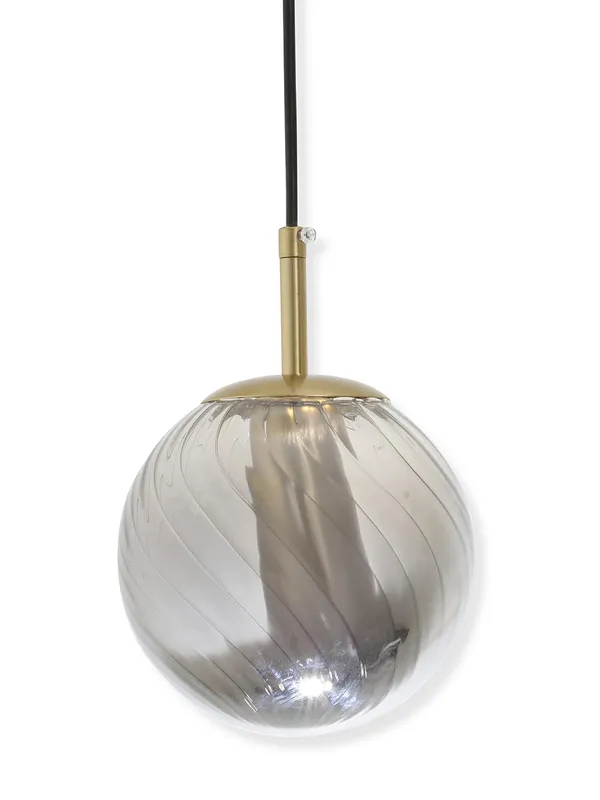 Metal_Modern_Smokey_Glass_Pendant_Light_Silver