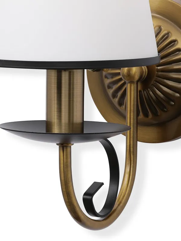 Metal_Frosted_Glass_White_Gold_Decorative_Wall_Light