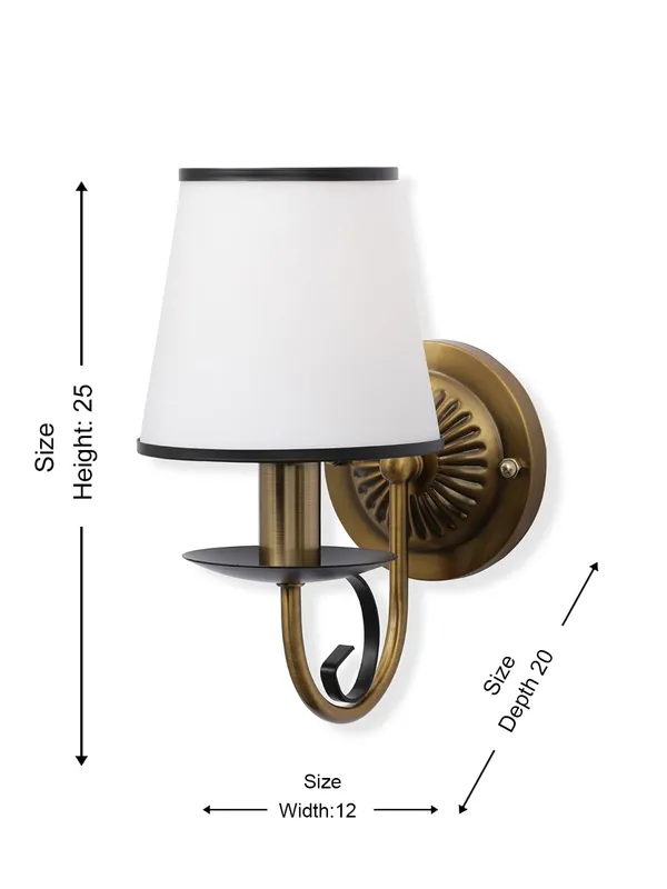 Metal_Frosted_Glass_White_Gold_Decorative_Wall_Light