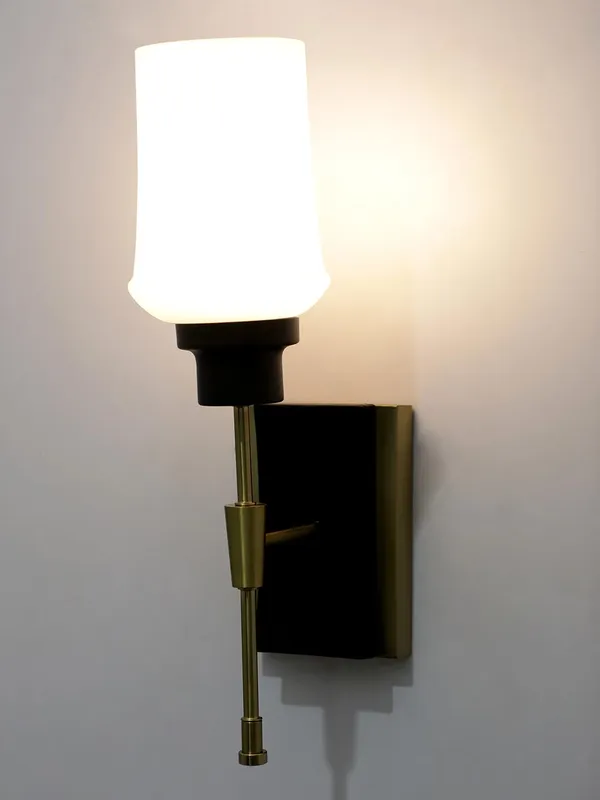 Metal_Frosted_Glass_White_Decorative_Wall_Light