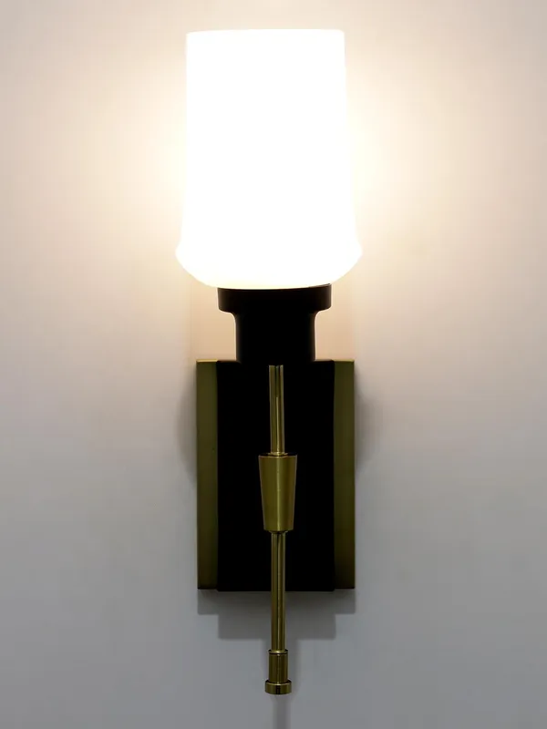 Metal_Frosted_Glass_White_Decorative_Wall_Light