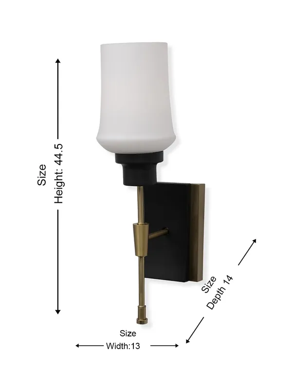 Metal_Frosted_Glass_White_Decorative_Wall_Light