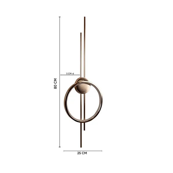 Metal_Modern_Rose_Gold_LED_Wall_Light